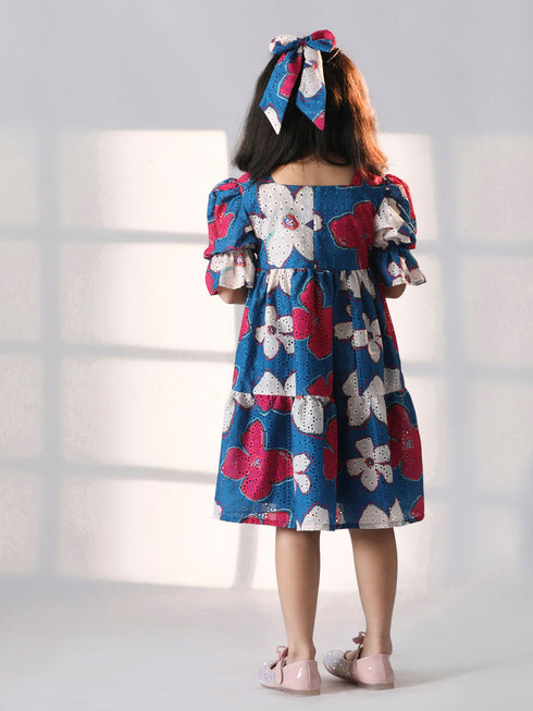 Girl's' Blue Dress